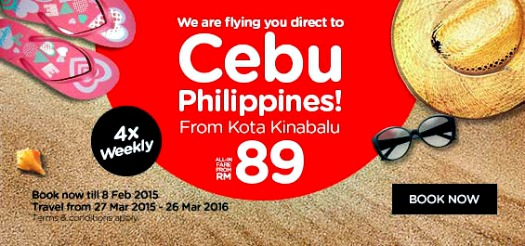 AirAsia Reconnects Kota Kinabalu – Cebu, Philippines With 4x Weekly Flights