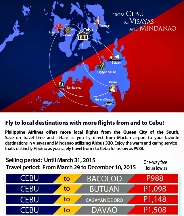 PAL Promo; Fly to More Local Destinations to and From Cebu