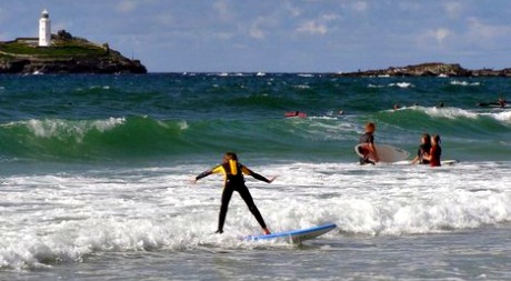 Surfing in La Union